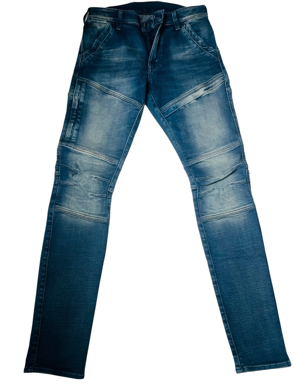 G-Star Slim 3D Skinny Washed Blue Jeans Moto Biker W32/L34 Excellent condition